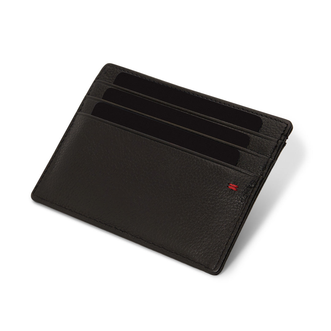 Sheaffer Gift Set ft. Glossy Black 300 Ballpoint Pen with Gold Trims and Credit Card Holder