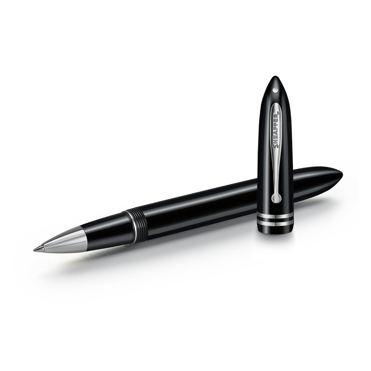 PEN SHEAFFER BALANCE III E892 GLOSSY BLACK AND CHROME TRIMS RB