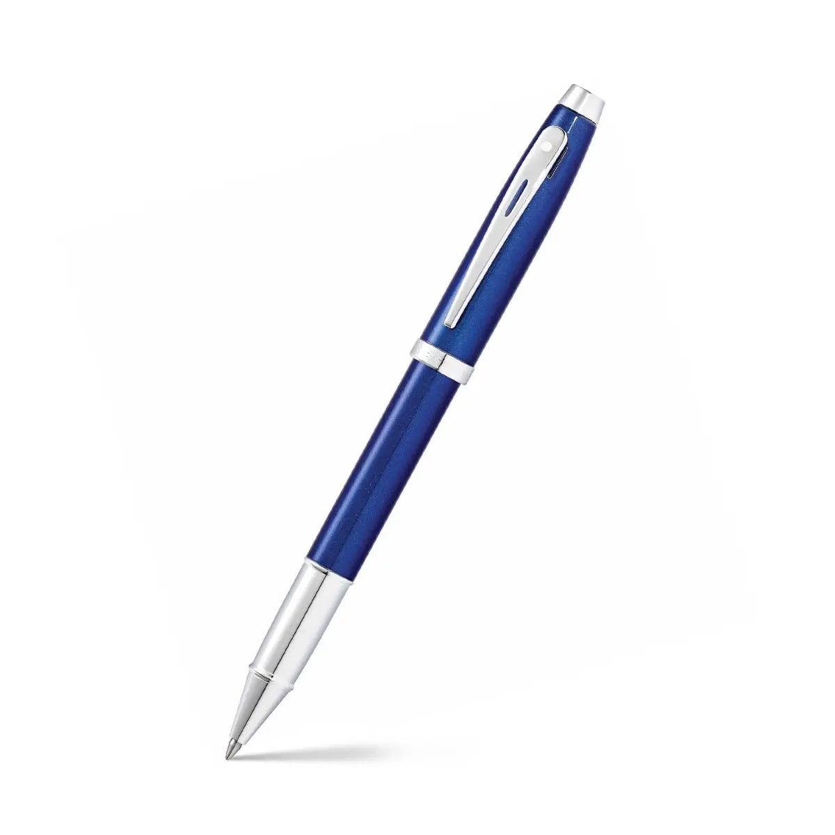 Sheaffer® Gift Set ft. Glossy Blue S100 9339 with Chrome Trim as Set of 2 pens - Ballpoint Pen & Rollerball pen