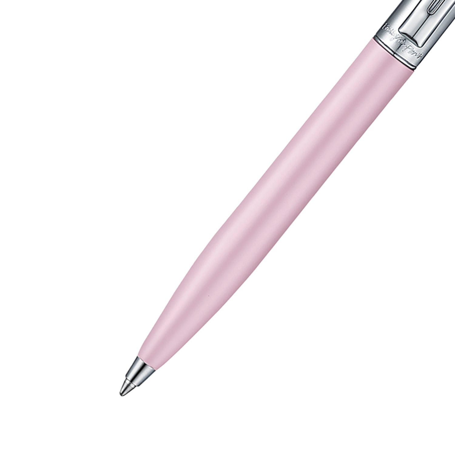 Sheaffer Sentinel Emily in Paris 321 Pink Matte Finish Ballpoint Pen with Chrome-Plated Trims and Bow-Shaped Clip Emblem