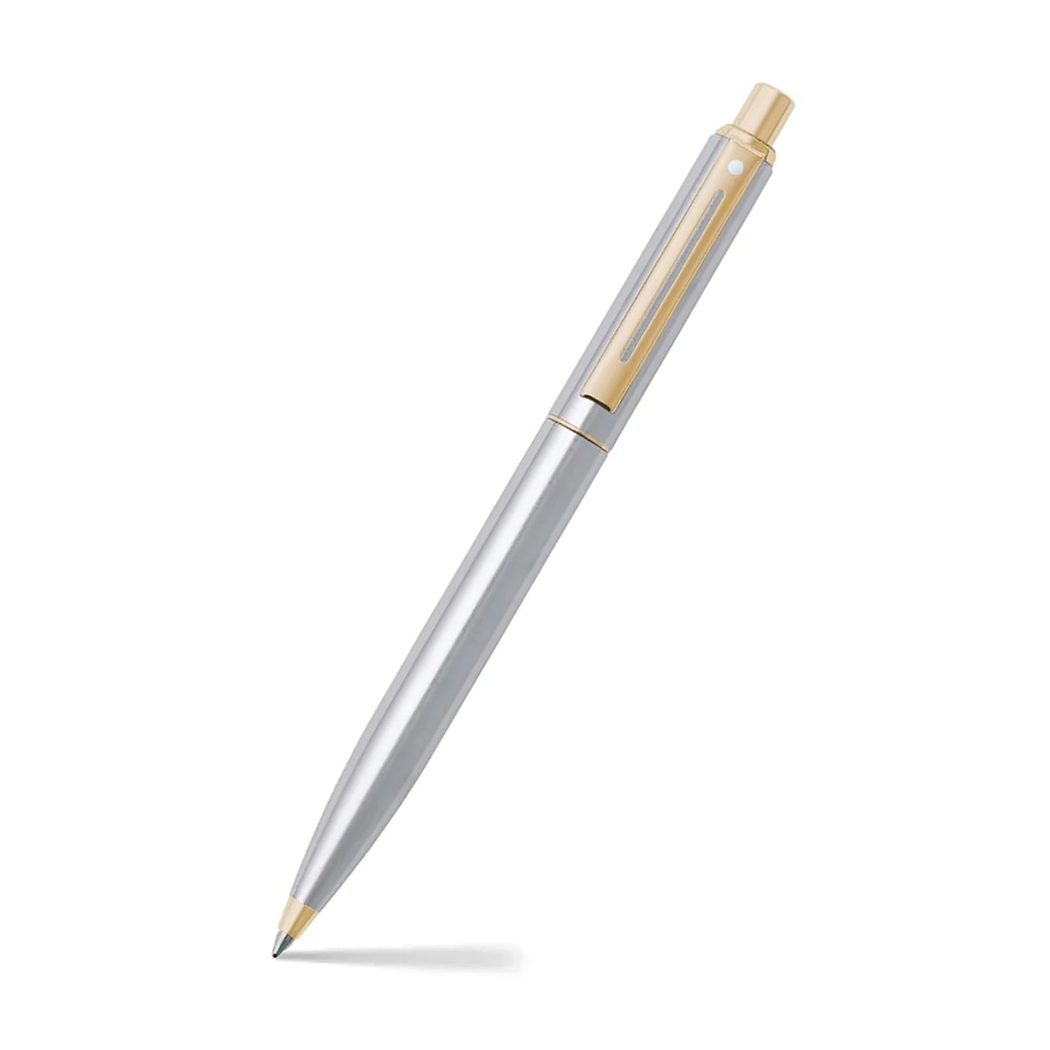 Sheaffer® Sentinel 325 Brushed Chrome Ballpoint pen with Gold Tone Trim
