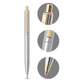 Sheaffer® Sentinel 325 Brushed Chrome Ballpoint pen with Gold Tone Trim