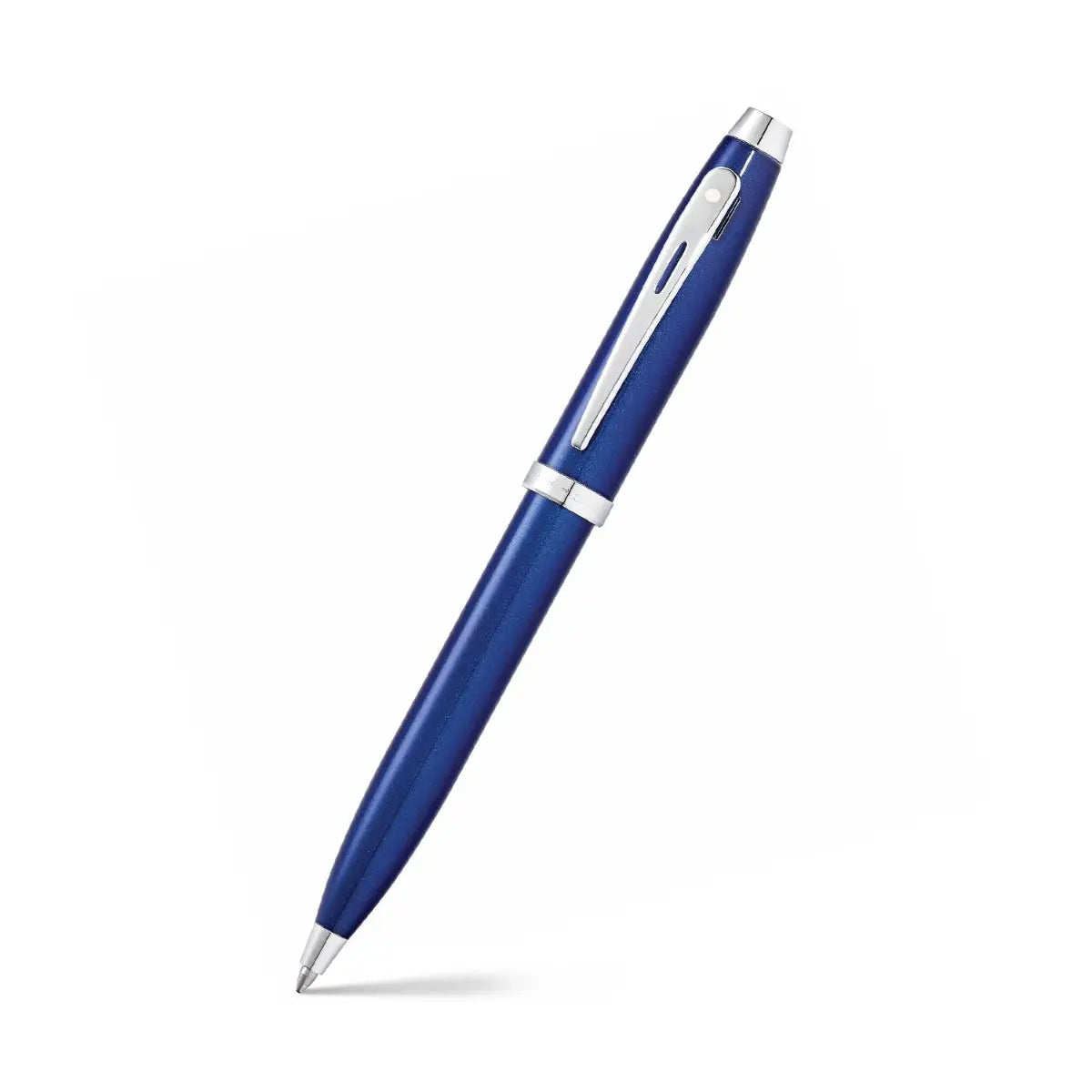 Sheaffer® Gift Set ft. Glossy Blue S100 9339 with Chrome Trim as Set of 2 pens - Ballpoint Pen & Rollerball pen