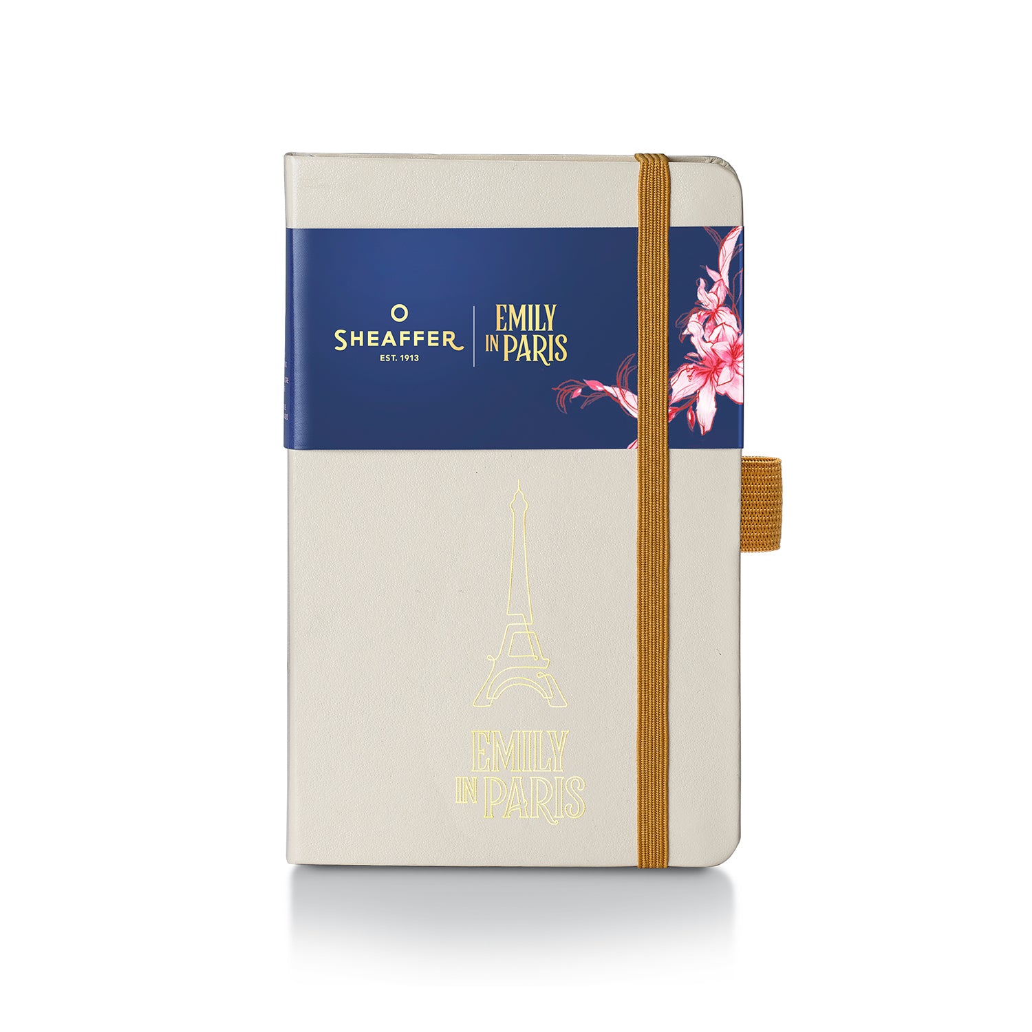 Sheaffer Gift Set ft. 100 Emily in Paris 9377 Champagne Gold Ballpoint Pen with Champagne Gold Trims and Hardbound Small Notebook