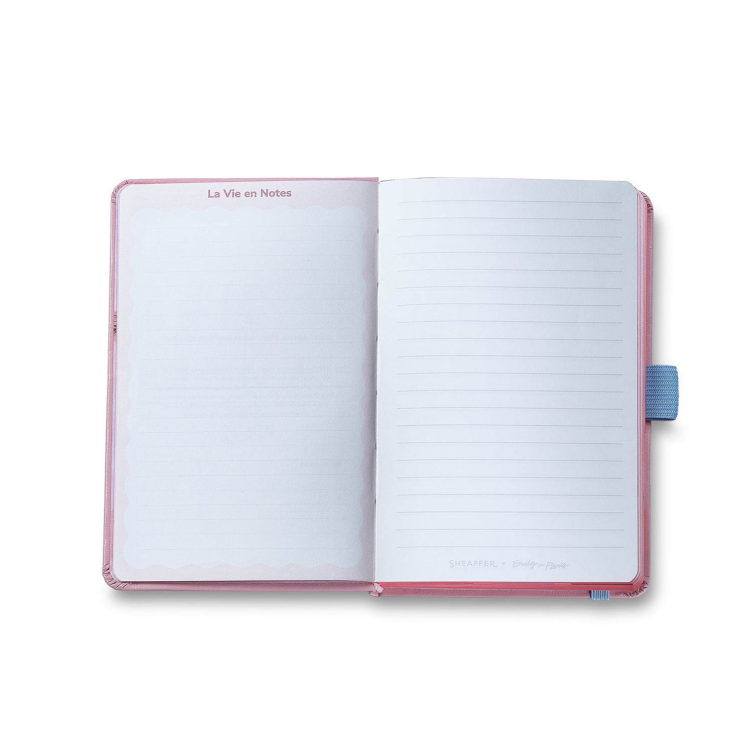 Sheaffer Gift Set ft - Emily in Paris Prelude Mini 9810 Pastel Pink Ballpoint Pen with Swarovski Crystal and Hardbound Small Notebook