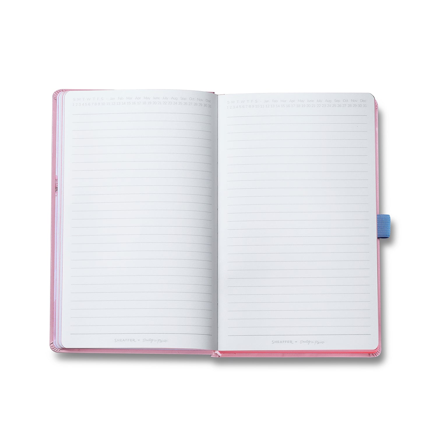 Sheaffer Emily in Paris Medium Journal 90 GSM Ink Friendly Paper with Embossed Eiffel Tower - Pink