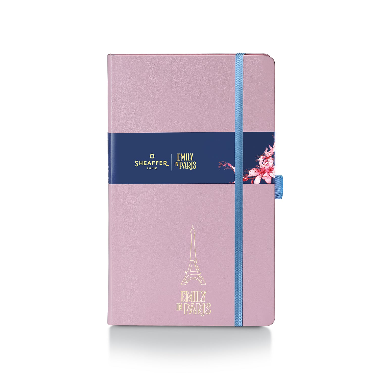 Sheaffer Emily in Paris Medium Journal 90 GSM Ink Friendly Paper with Embossed Eiffel Tower - Pink
