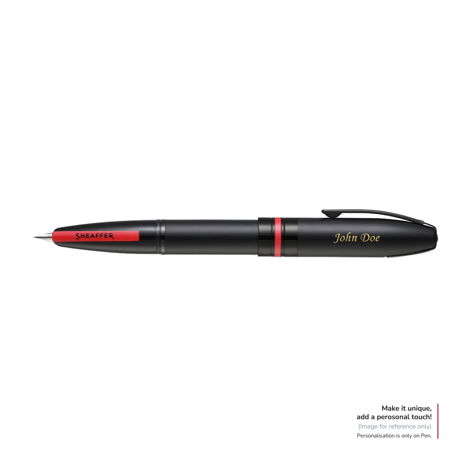 Sheaffer® ICON 9111 Metalic Red Fountain Pen With Gloss Black trim