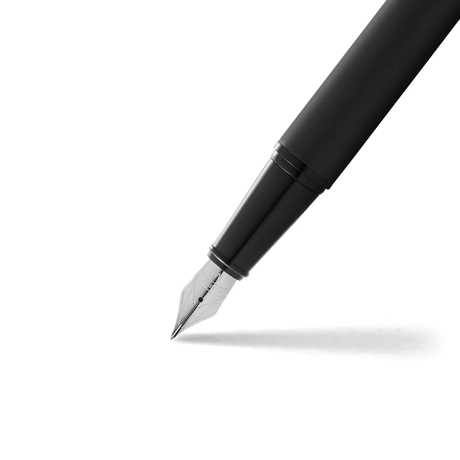 Sheaffer® 300 Matte Black Fountain Pen With Black Trims - Fine