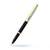 Sheaffer® SAGARIS 9475 Gloss Black Barrel and Chrome Cap Rollerball Pen With Gold Tone Trim