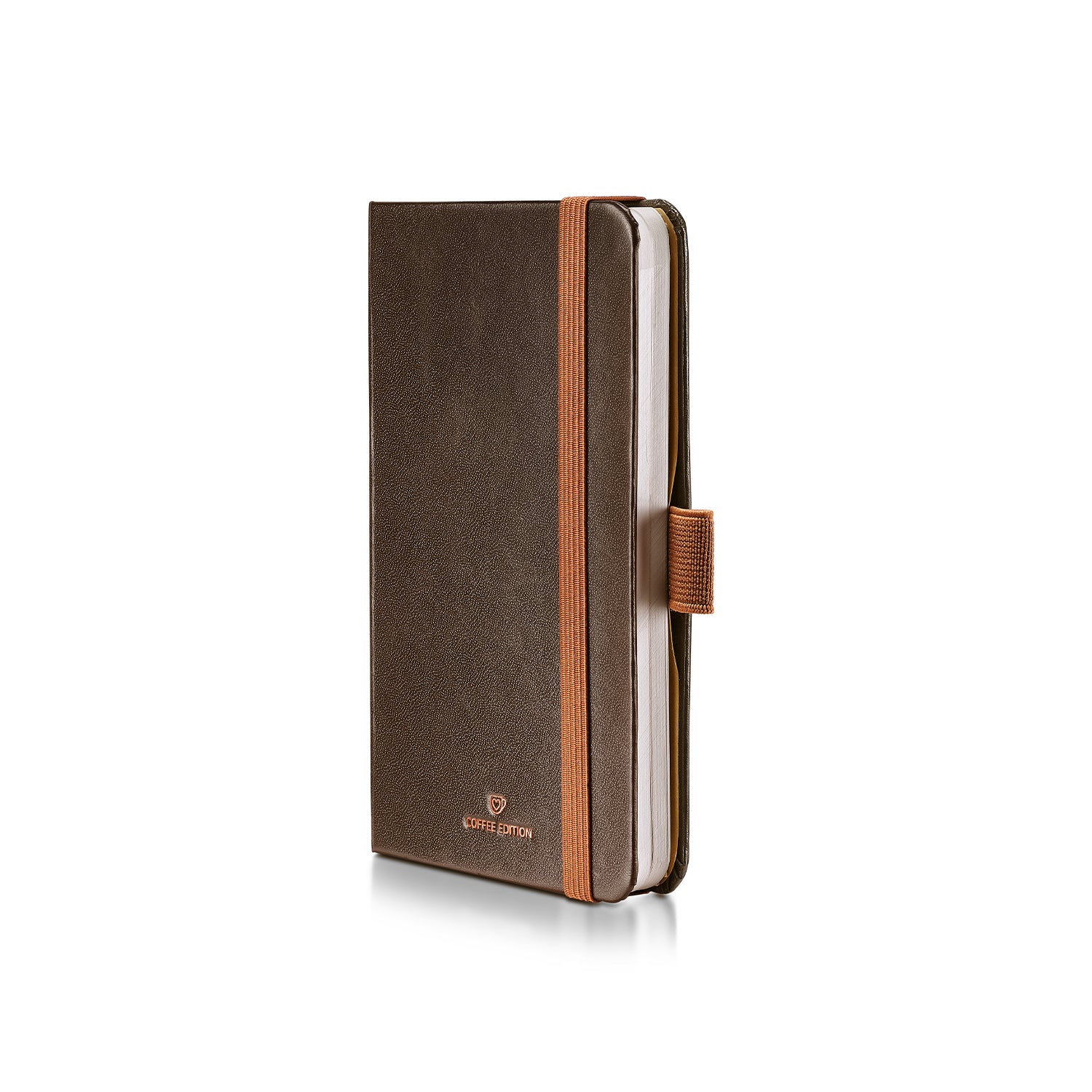 Sheaffer Gift Set ft. Coffee Edition 100 9374 Ballpoint Pen with Regal Brown PVD Trims and Small Notebook