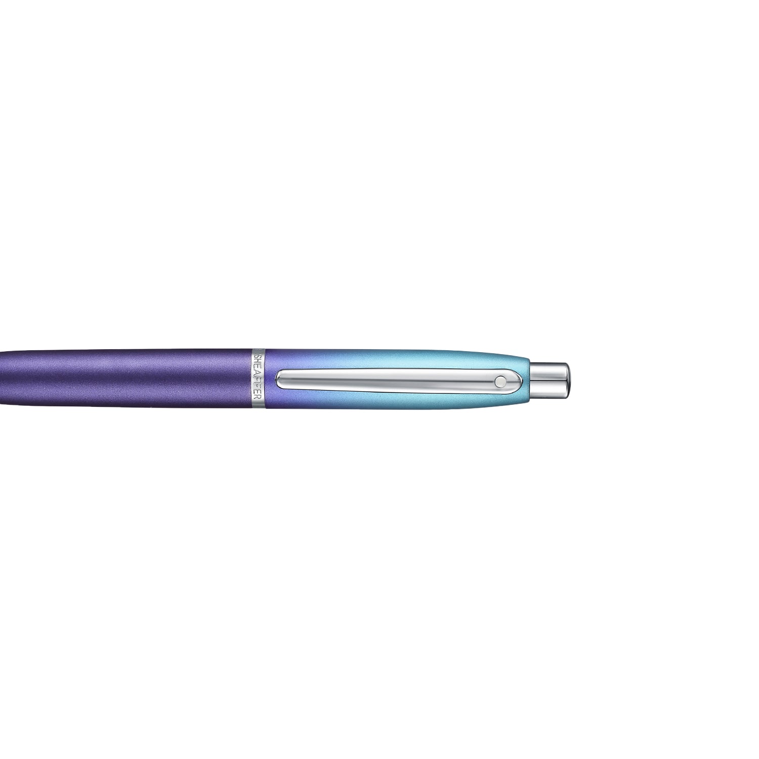 Sheaffer Gift Set ft. Expressions VFM 9430 Blue and Purple Pearlised Gradient Ballpoint Pen with Genuine Leather Card Case