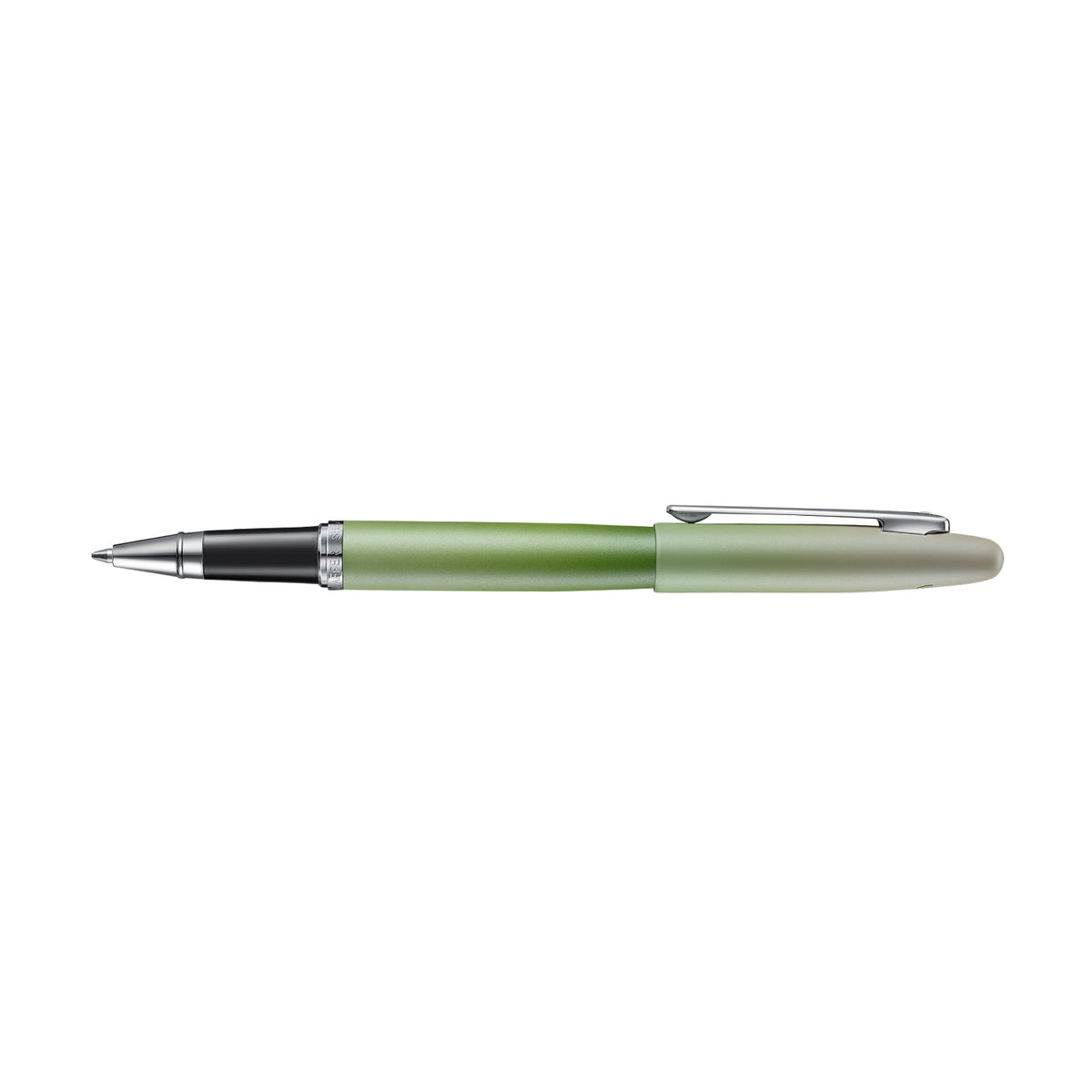 Sheaffer VFM 9431 Matcha Edition Green Ombre Gradient Rollerball Pen with Chrome-plated Trims