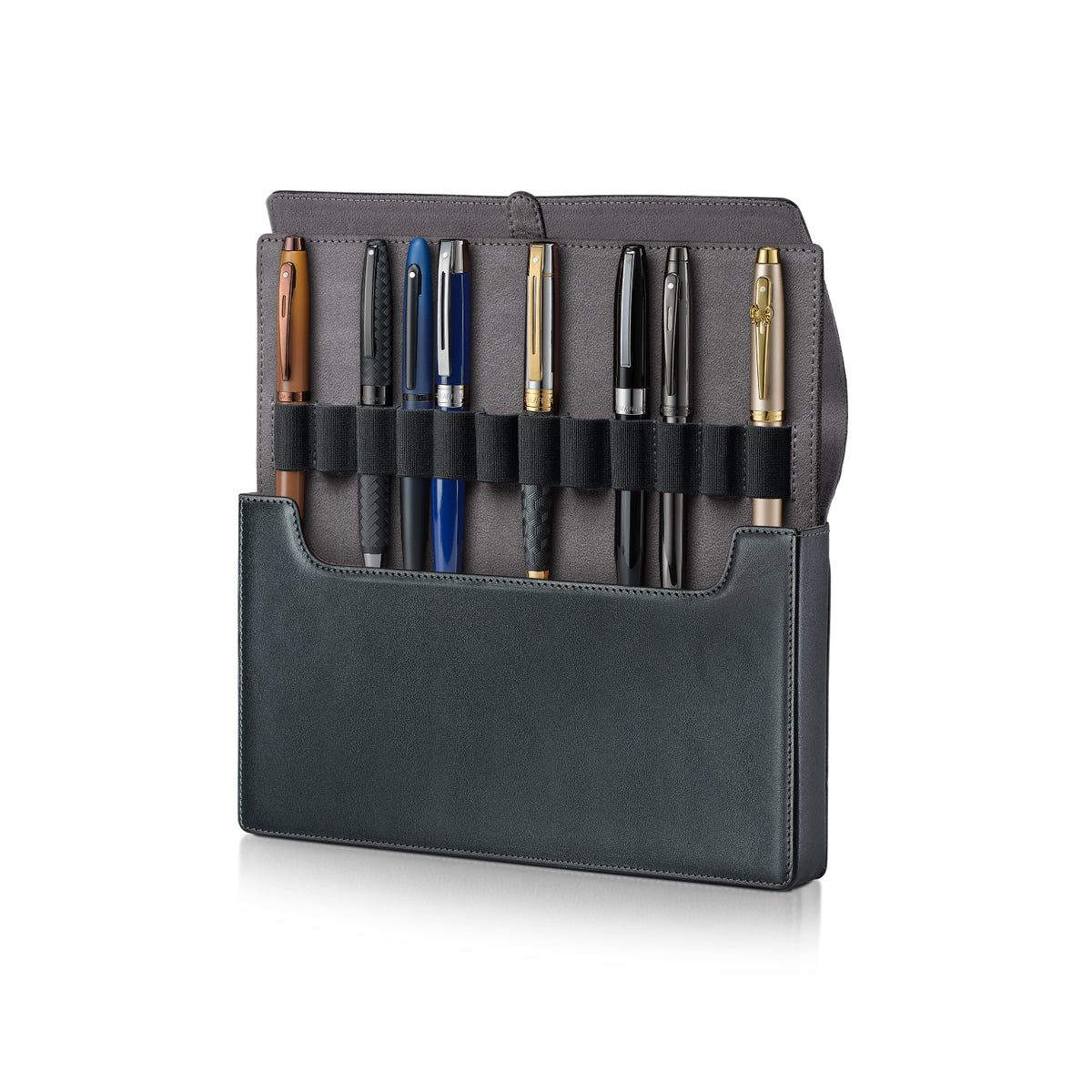 Sheaffer Classic Black Leather 12 Pen case