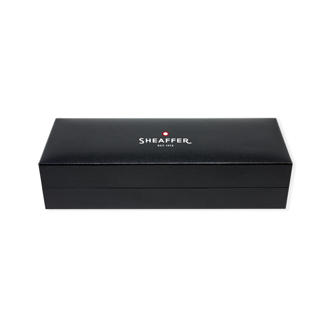 Sheaffer® 100 Glossy Black Fountain Pen With Chrome Trims - Fine