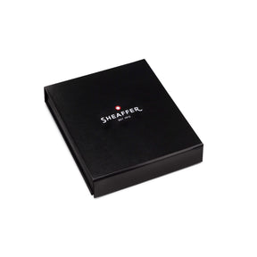 Sheaffer Gift Set ft. Brushed Chrome 100 Ballpoint Pen with Chrome Trims and Business Card Holder