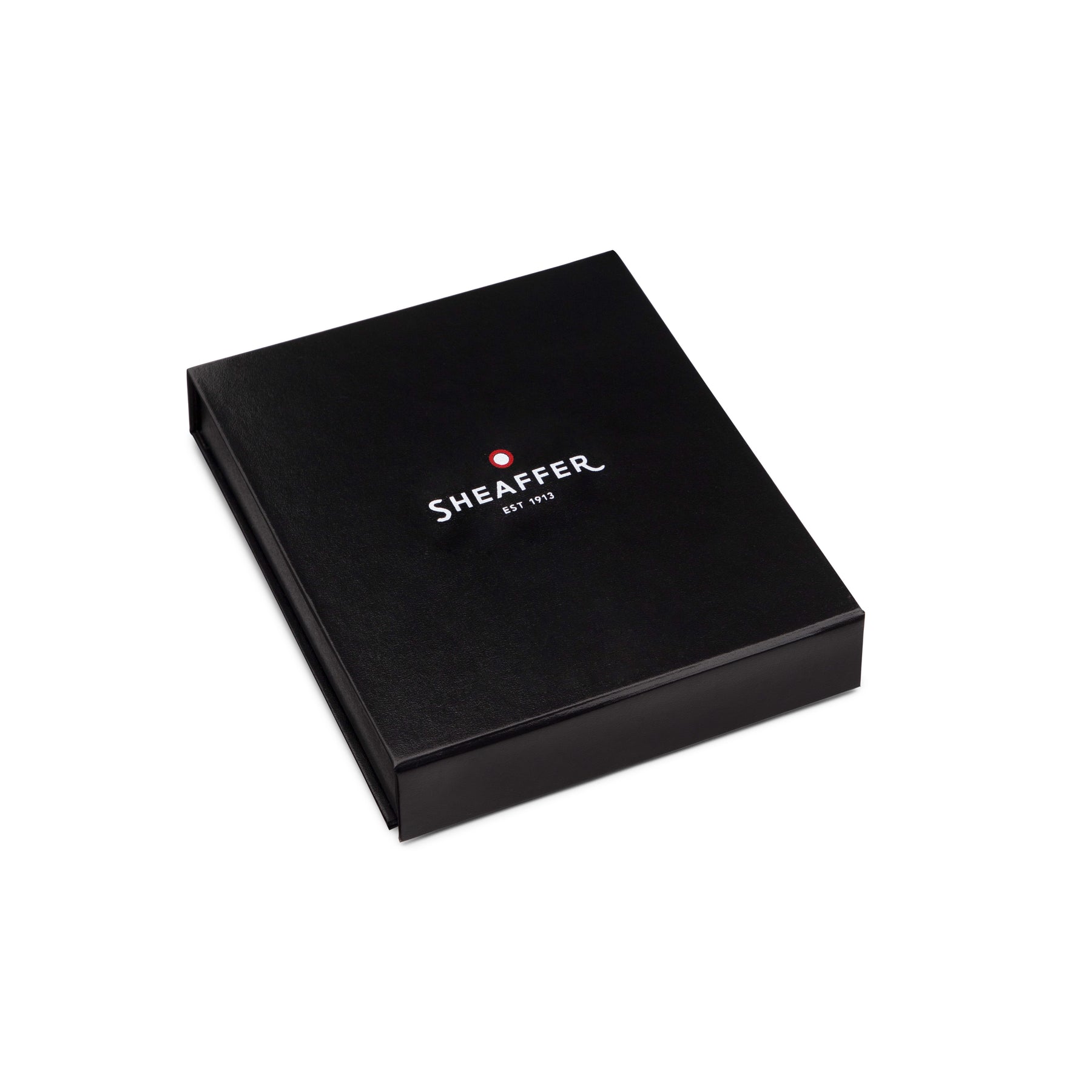 Sheaffer Gift Set ft. Glossy Black 100 Ballpoint Pen with Chrome Trims and Business Card Holder