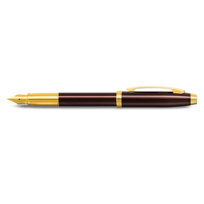Sheaffer Gift Collection 100 - 9370 Glossy Coffee Brown With PVD Gold-Tone Trim Fountain Pen - Image 5