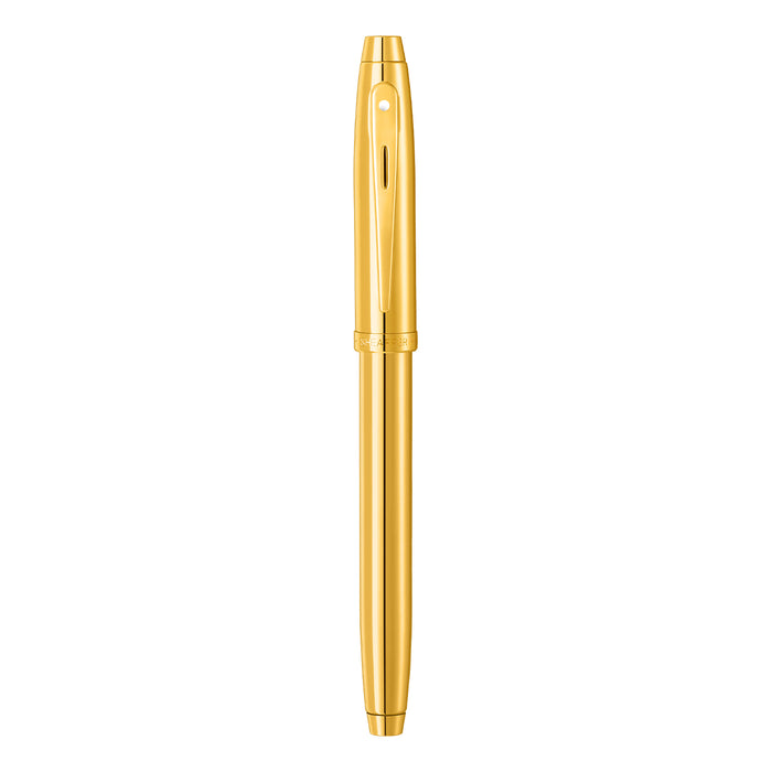 Sheaffer Gift Collection 100 - 9372 Glossy PVD Gold With PVD Gold Trim Fountain Pen - Image 6