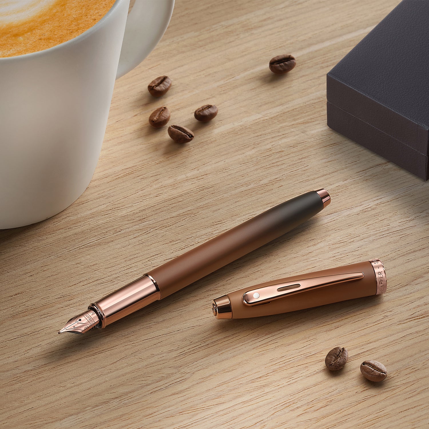 Handcrafted Wooden Brass Fountain Pen - 115mm Pocket Travel Pen With 3 Interchangeable Nibs