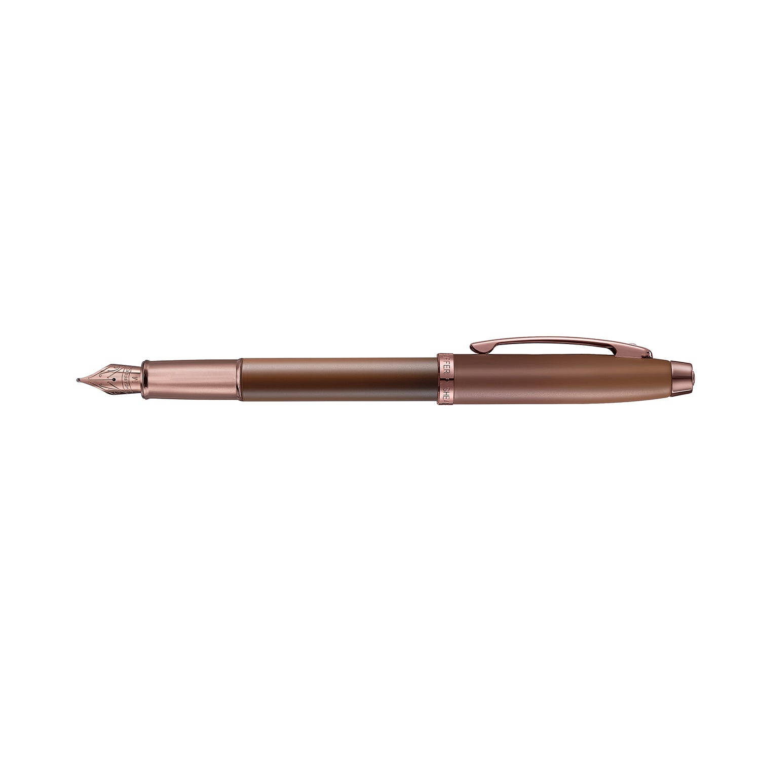 Sheaffer® 100 9374 Coffee Edition Matt Brown Fountain Pen with Regal Brown PVD Trims