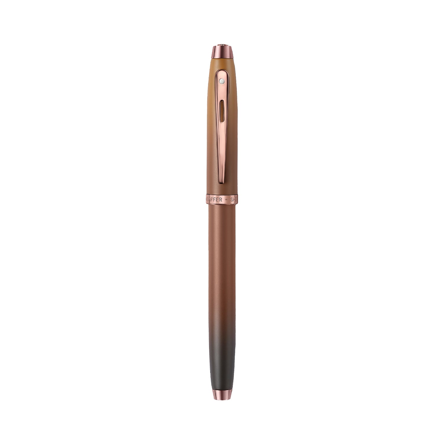 Sheaffer® 100 9374 Coffee Edition Matt Brown Fountain Pen with Regal Brown PVD Trims