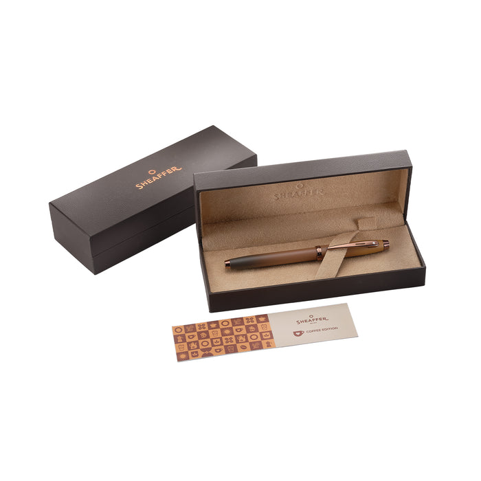 Sheaffer Gift Collection 100 - 9374 Coffee Edition Matt Brown with Regal Brown PVD Trims Fountain Pen - Image 9