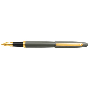Sheaffer® VFM 9427 Glossy Light Gray Fountain Pen With PVD Gold-Tone Trim - Medium