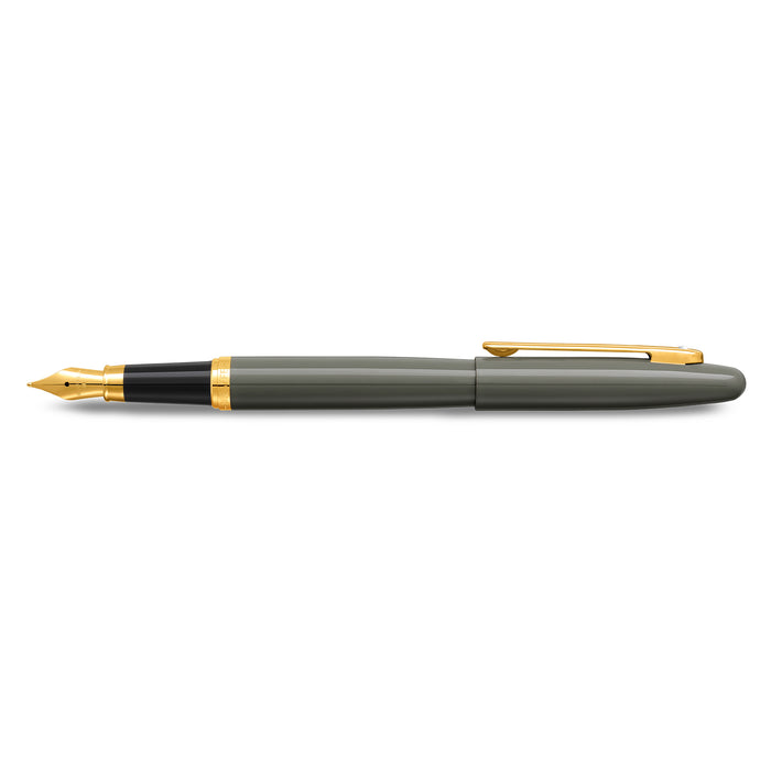 Sheaffer VFM 9427 Glossy Light Gray With PVD Gold-Tone Trim Fountain Pen - Image 5