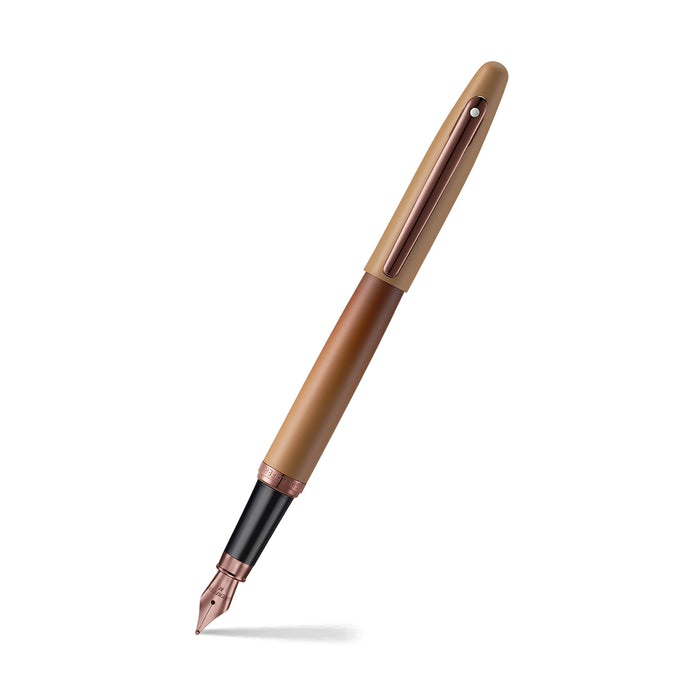 Sheaffer VFM 9428 Coffee Edition Matt Brown with Regal Brown PVD Trims Fountain Pen