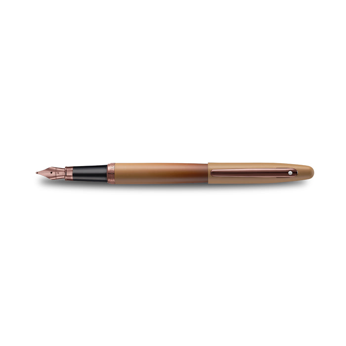 Sheaffer VFM 9428 Coffee Edition Matt Brown with Regal Brown PVD Trims Fountain Pen - Image 7