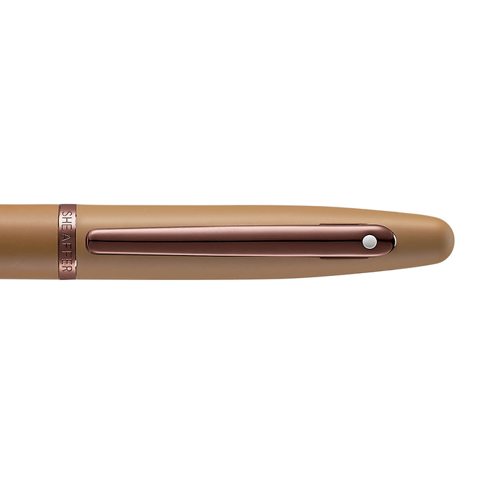 Sheaffer VFM 9428 Coffee Edition Matt Brown with Regal Brown PVD Trims Fountain Pen - Image 6