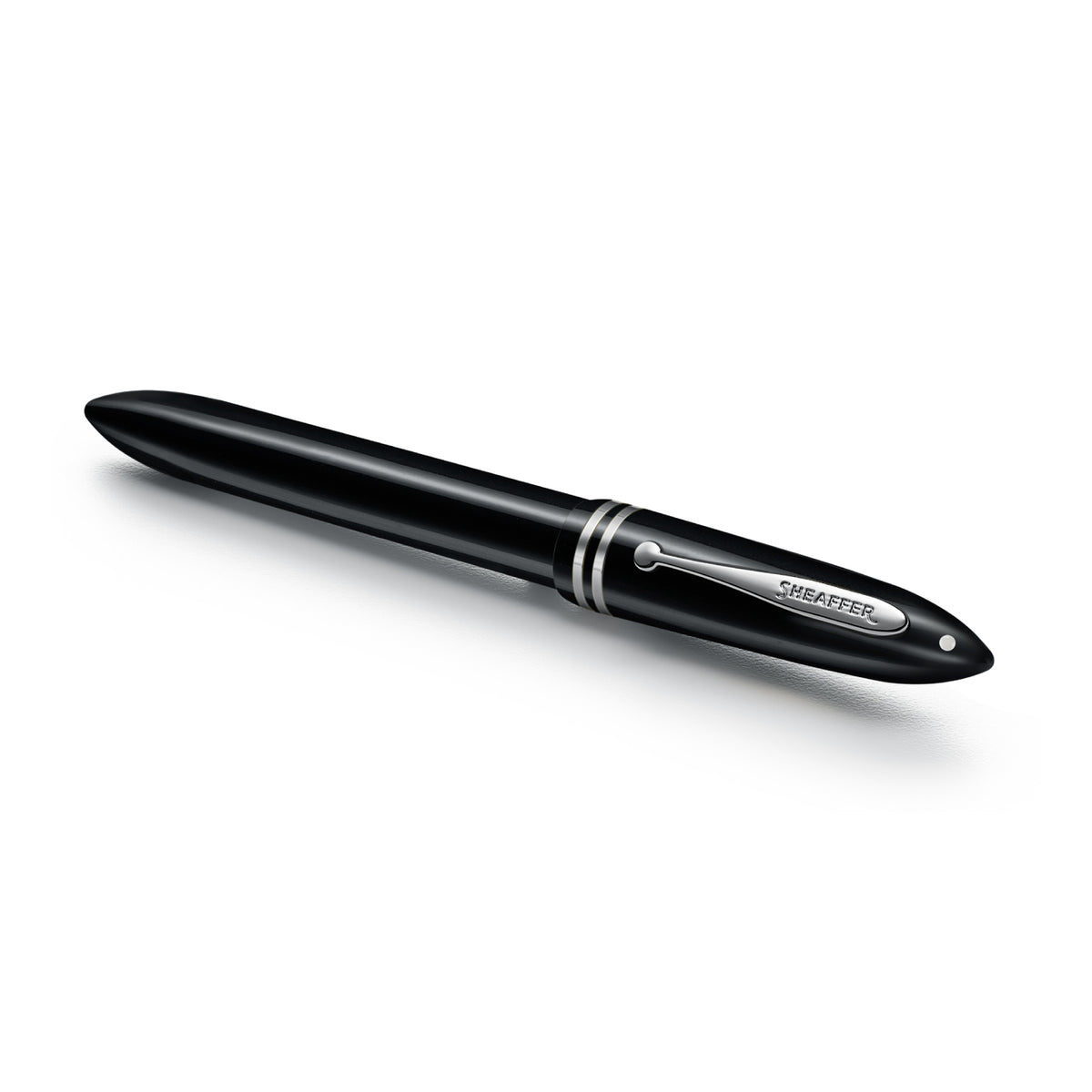PEN SHEAFFER BALANCE III E892 GLOSSY BLACK AND CHROME TRIMS RB