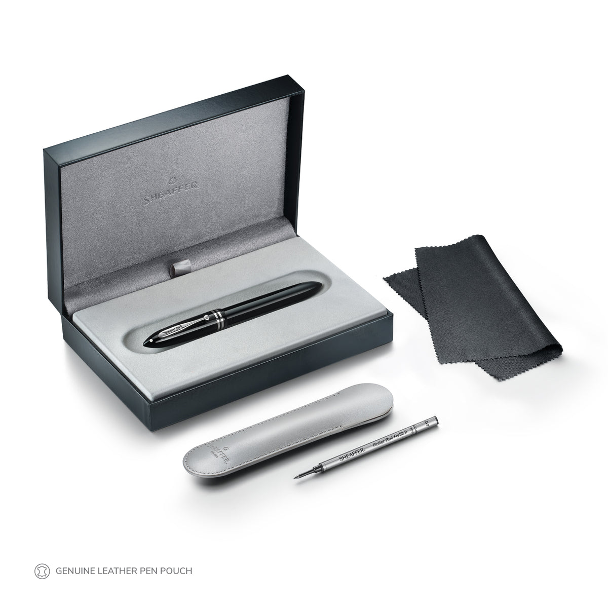 PEN SHEAFFER BALANCE III E892 GLOSSY BLACK AND CHROME TRIMS RB