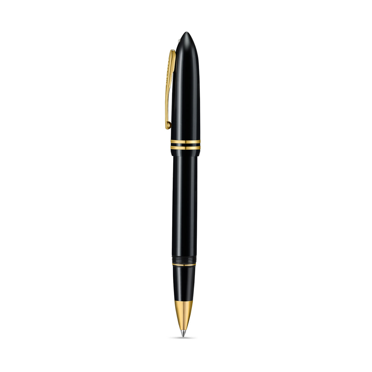 PEN SHEAFFER BALANCE III E893 GLOSSY BLACK AND GOLD TRIMS RB