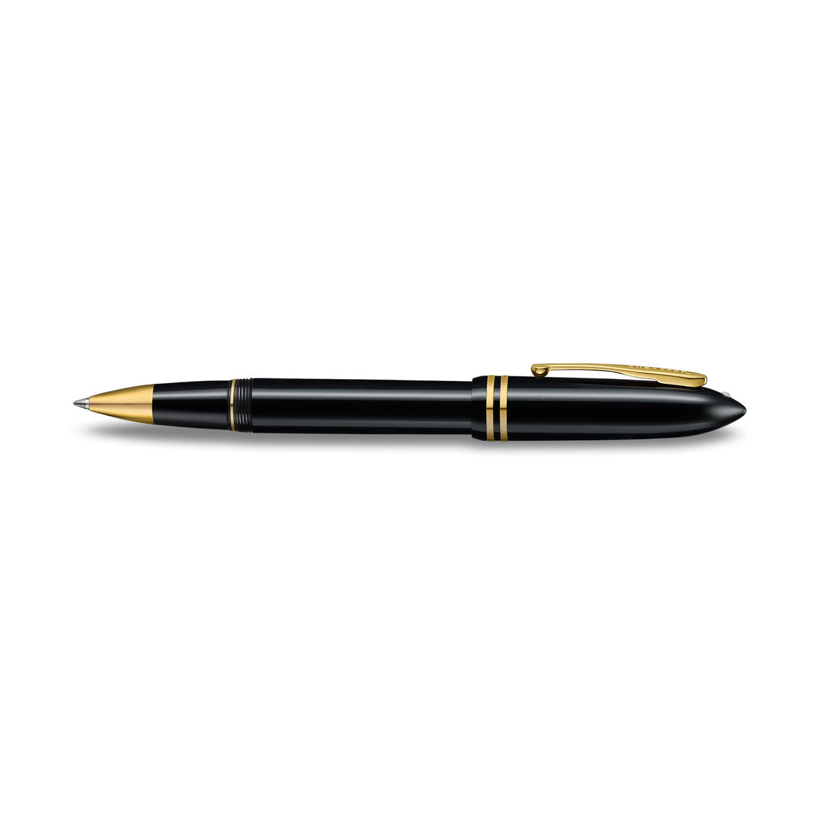 PEN SHEAFFER BALANCE III E893 GLOSSY BLACK AND GOLD TRIMS RB