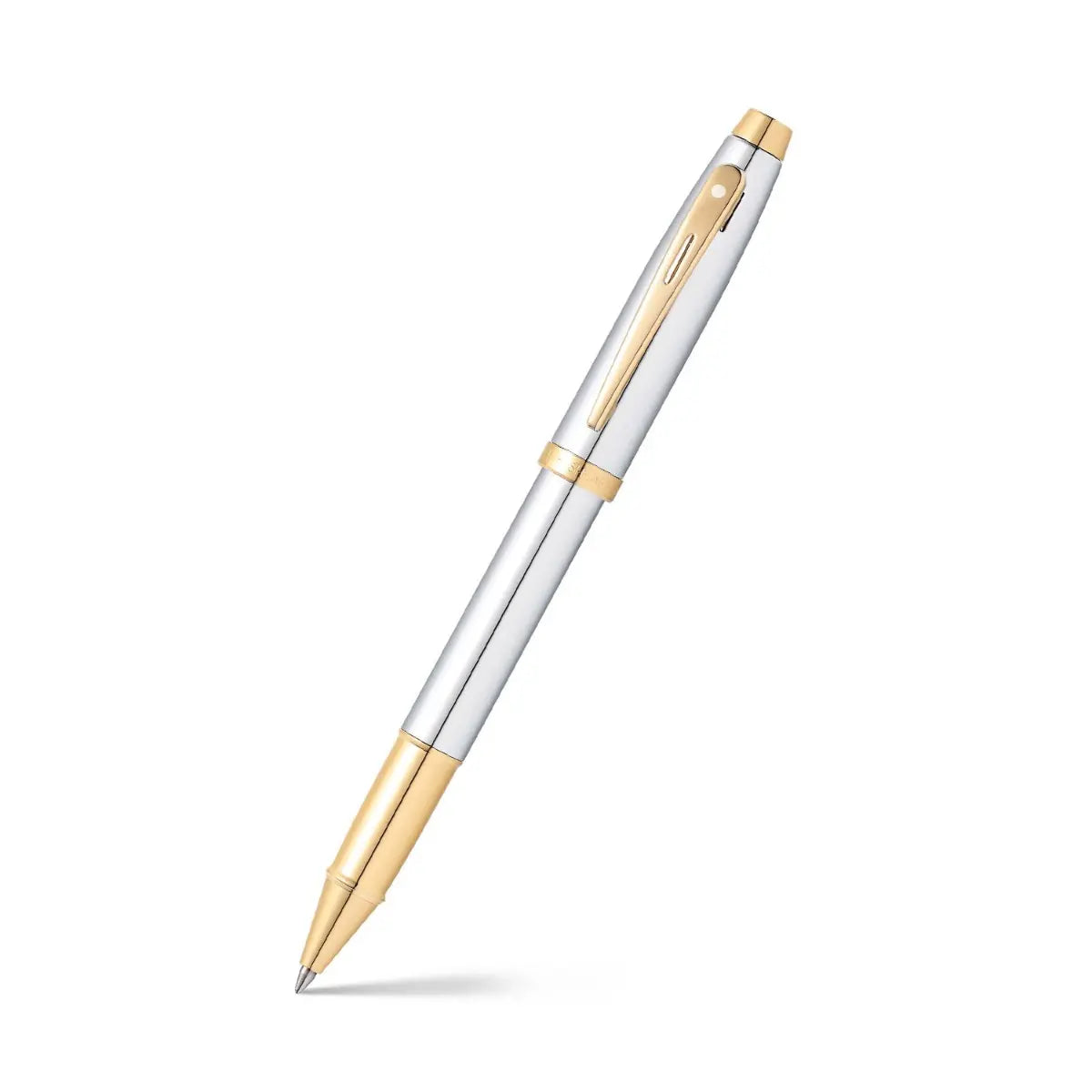 Sheaffer® Gift Set ft. Bright Chrome S100 9340 with Gold Tone Trim as Set of 2 pens -  Ballpoint Pen & Fountain pen (M)