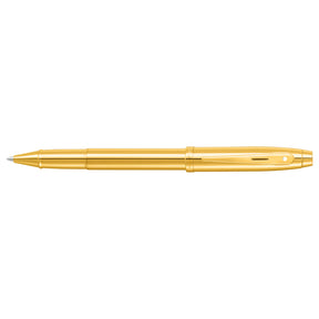 Sheaffer® 100 9372 Glossy PVD Gold Rollerball Pen With PVD Gold Trim