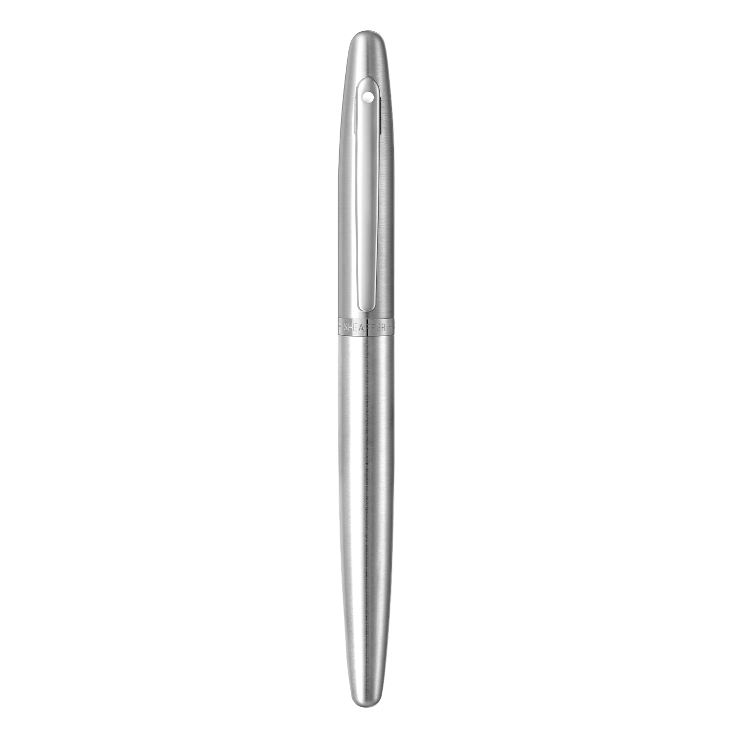 Sheaffer® VFM 9426 Brushed Chrome Rollerball Pen With Chrome Trim