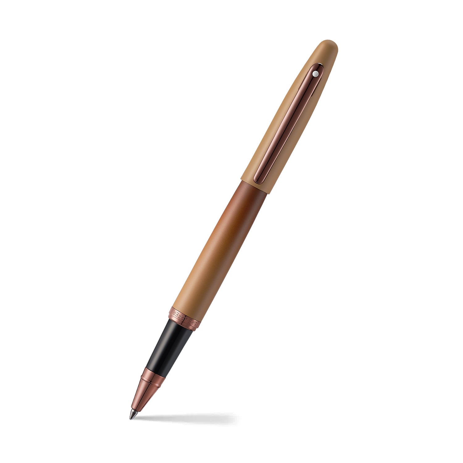 Sheaffer® VFM 9428 Coffee Edition Matt Brown Rollerball Pen with Regal Brown PVD Trims