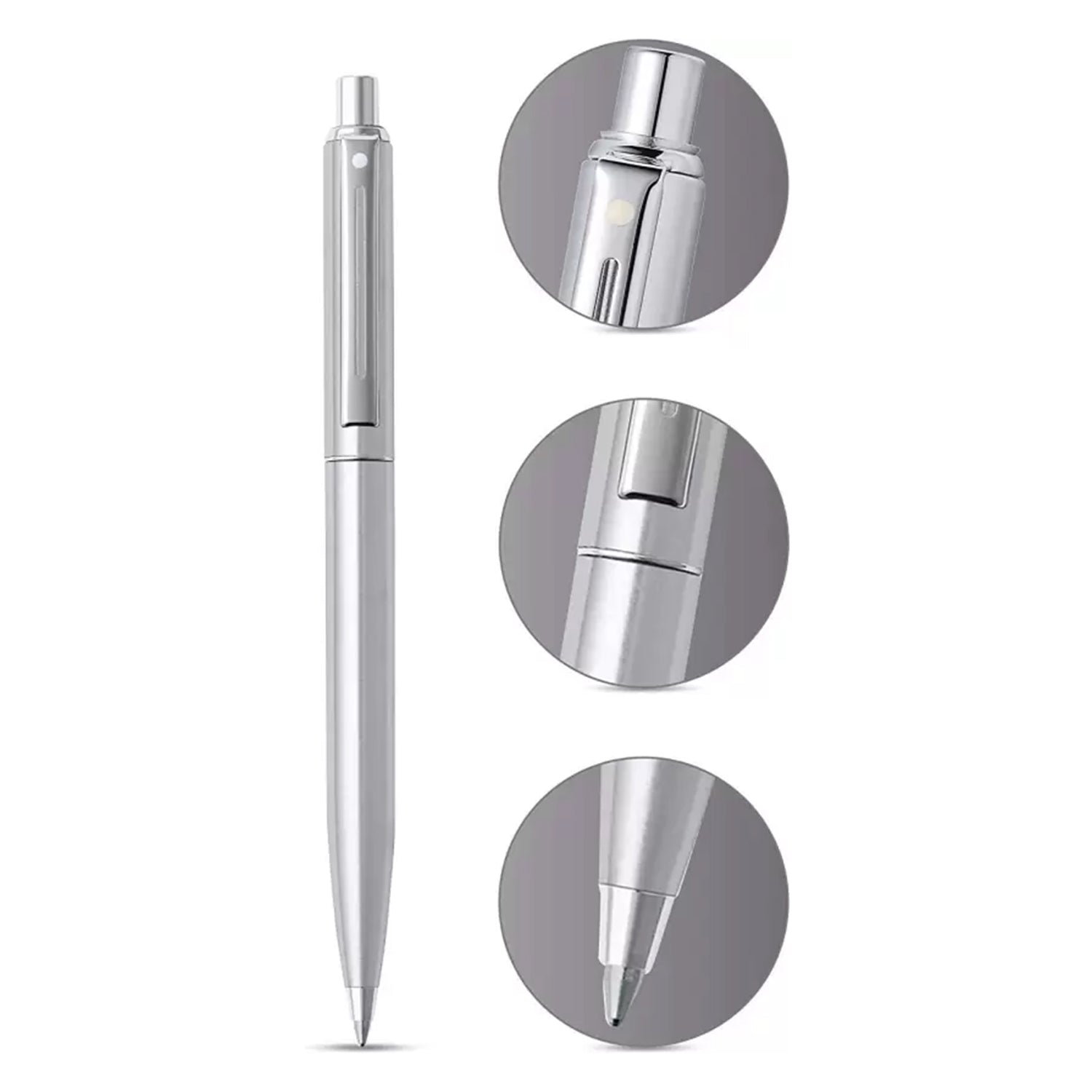 Sheaffer® Sentinel 323 Brushed Chrome Ballpoint pen With Chrome Trim