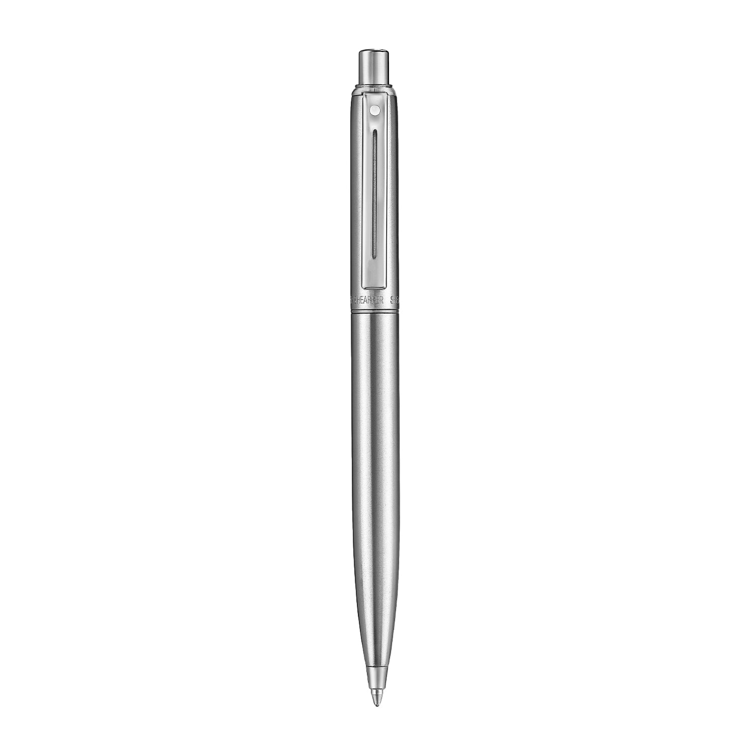 Sheaffer Sentinel Metal 330 Brushed Chrome Ballpoint Pen with Chrome Trims