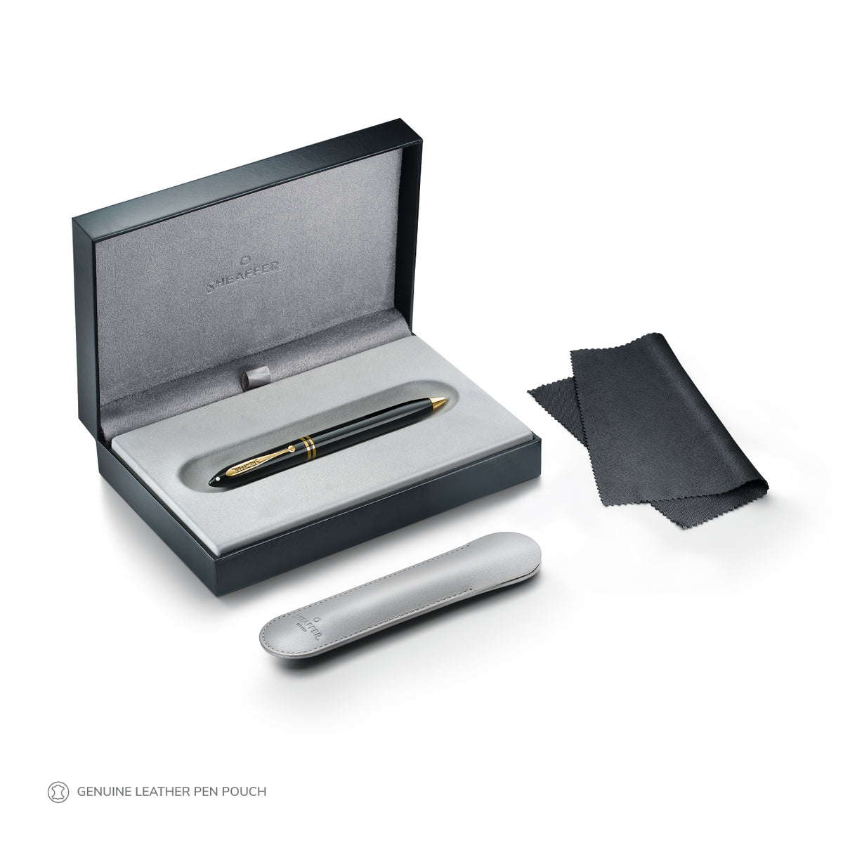 PEN SHEAFFER BALANCE III E893 GLOSSY BLACK AND GOLD TRIMS BP