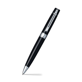 Sheaffer® Gift Set ft. Glossy Black S300 9312 Ballpoint Pen with Chrome Trim and Medium Notebook