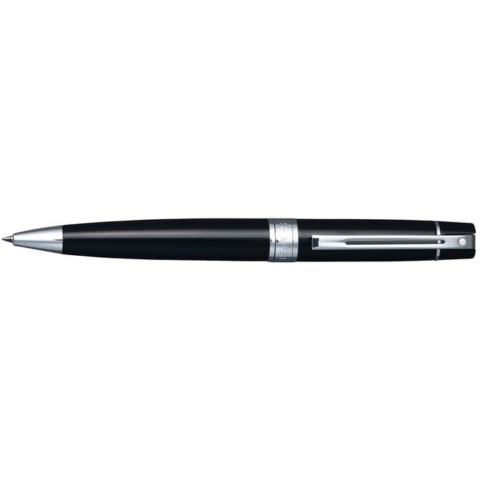 Sheaffer Gift Collection 300 - 9312 Glossy Black Chrome Trim Ballpoint Pen - Image 2