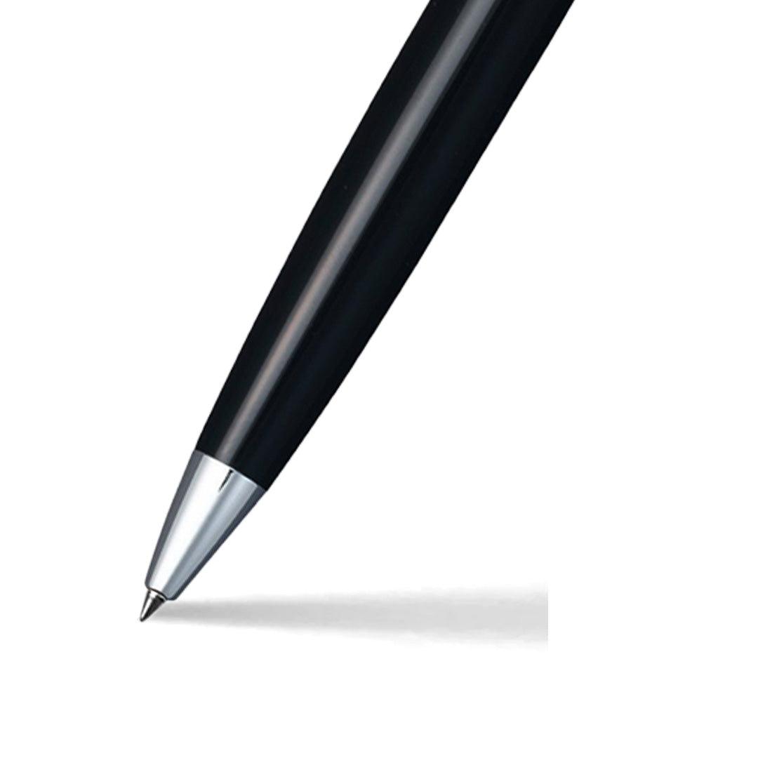 Sheaffer® 300 9312 Glossy Black Ballpoint Pen With Chrome Trim