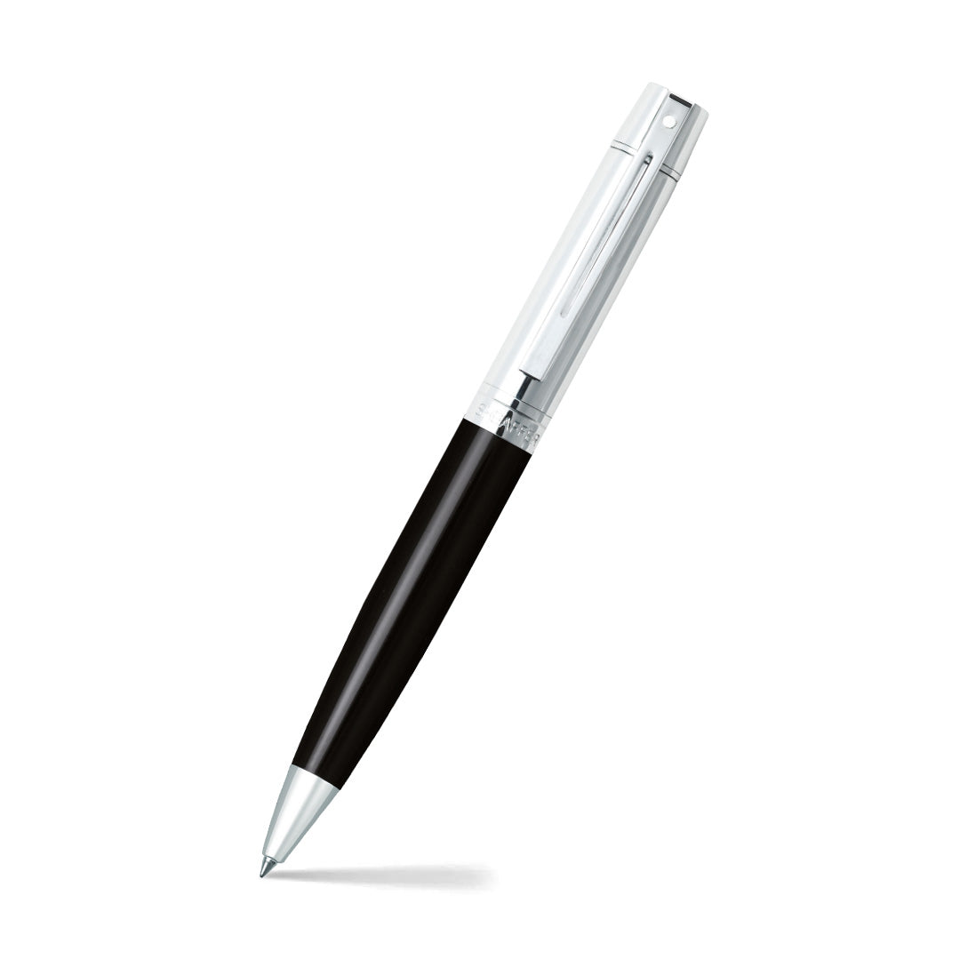 Sheaffer® Gift Set ft. Glossy Black S300 9314 with Chrome Trim as Set of 2 pens -  Ballpoint Pen & Fountain pen (M)