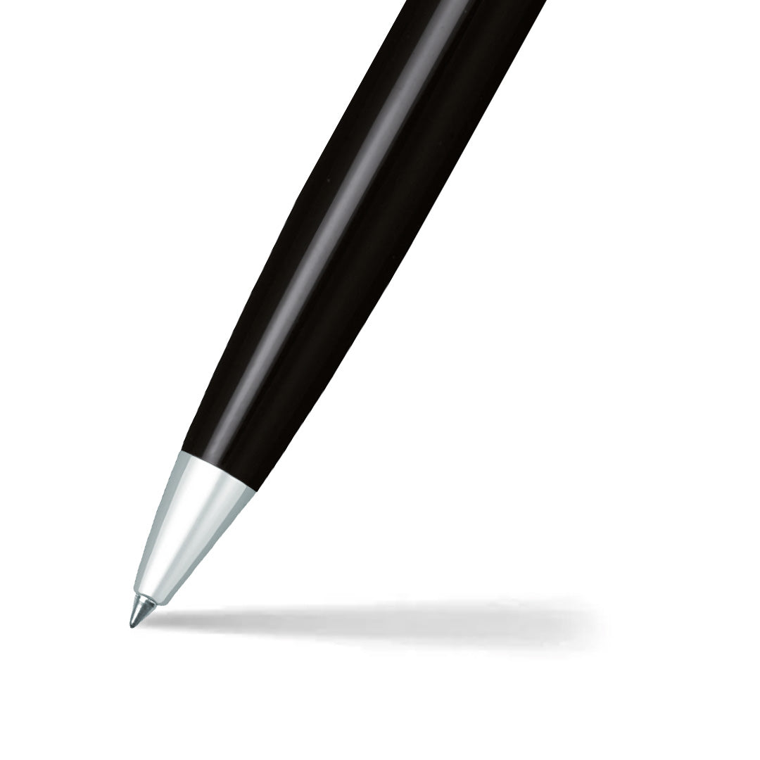 Sheaffer® 300 9314 Glossy Black Ballpoint pen with Chrome Cap and Chrome Trim