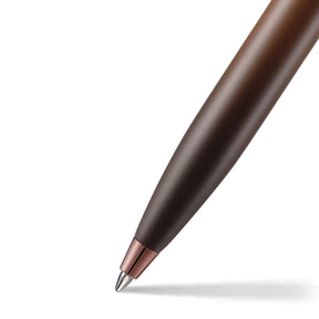 Sheaffer® 100 9374 Coffee Edition Matt Brown Ballpoint Pen with Regal Brown PVD Trims