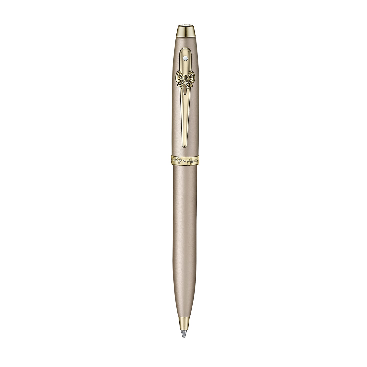 Sheaffer 100 Emily in Paris 9377 Champagne Gold Ballpoint Pen with Cha